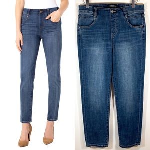 Liverpool Jeans Gia Glider The Slim 29" Victory Pull On Blue High Rise Size 10